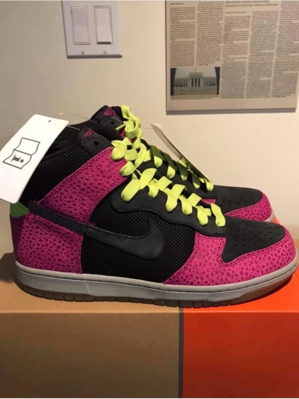 NIKE DUNK HIGH SAMPLE US9 SUPREME KITH CLOT JJJOUND ALD UNION HUF UNION ATMOS
